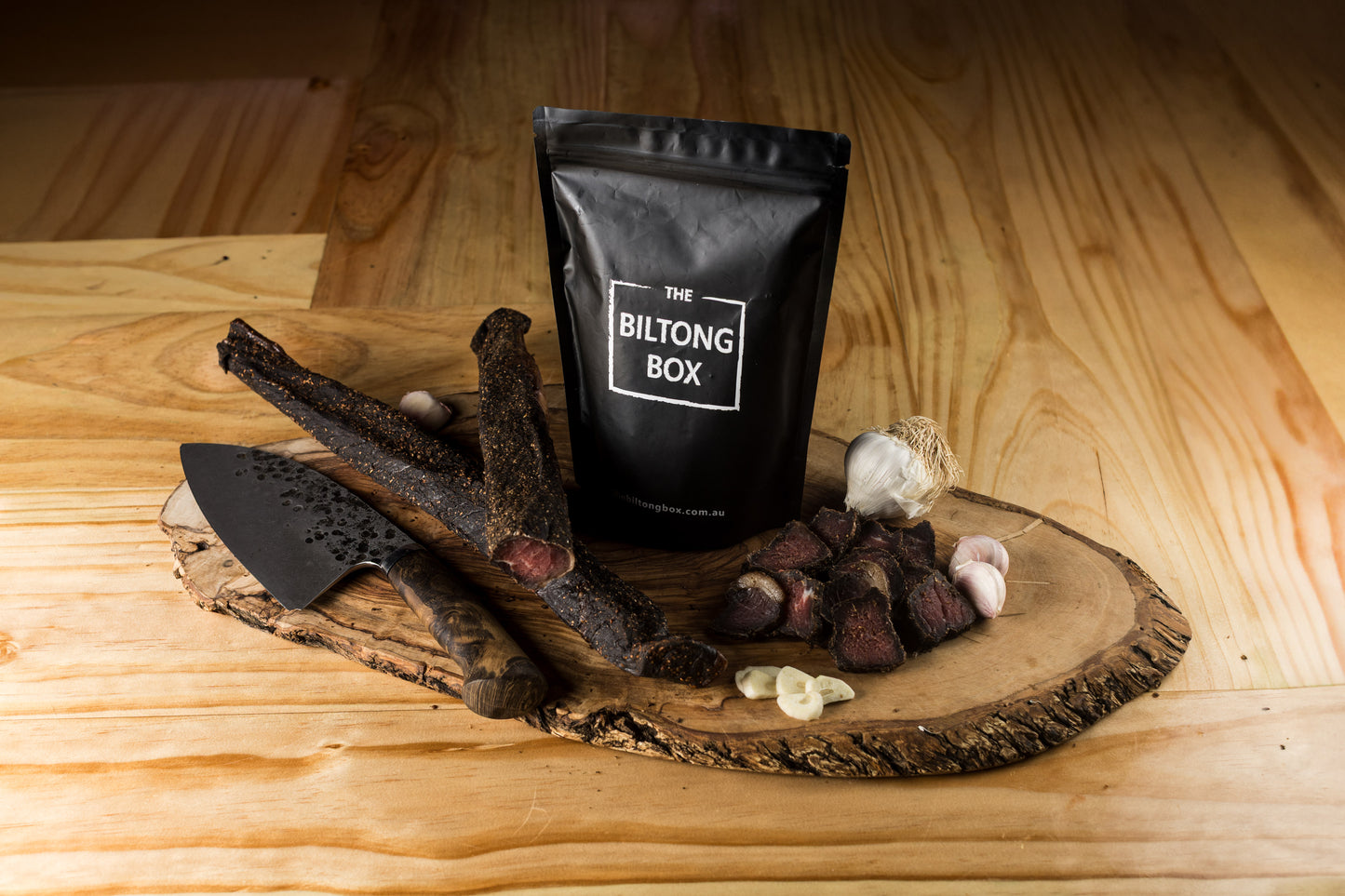 Garlic Biltong [Grass Fed BEEF] - 200g