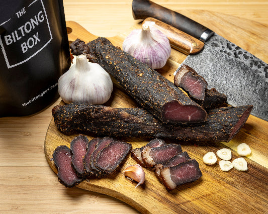 Garlic Biltong [Grass Fed BEEF] - 200g