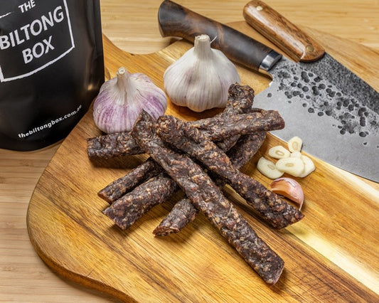 Garlic Droëwors [Grass Fed BEEF] - 200g